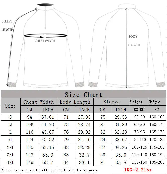 Fishing Shirts Anti-UV Breathable Moisture-Wicking Quick Dry Fishing Clothing