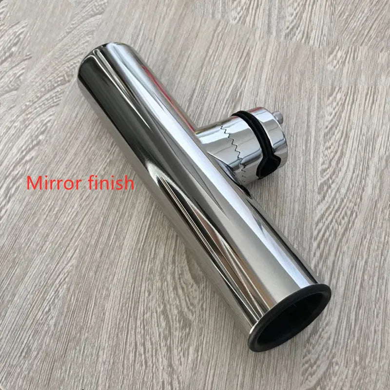 Marine Stainless Steel Fishing Tackle Accessory Rotatable Rod Holder for 19-25mm pipe, suit bow rails