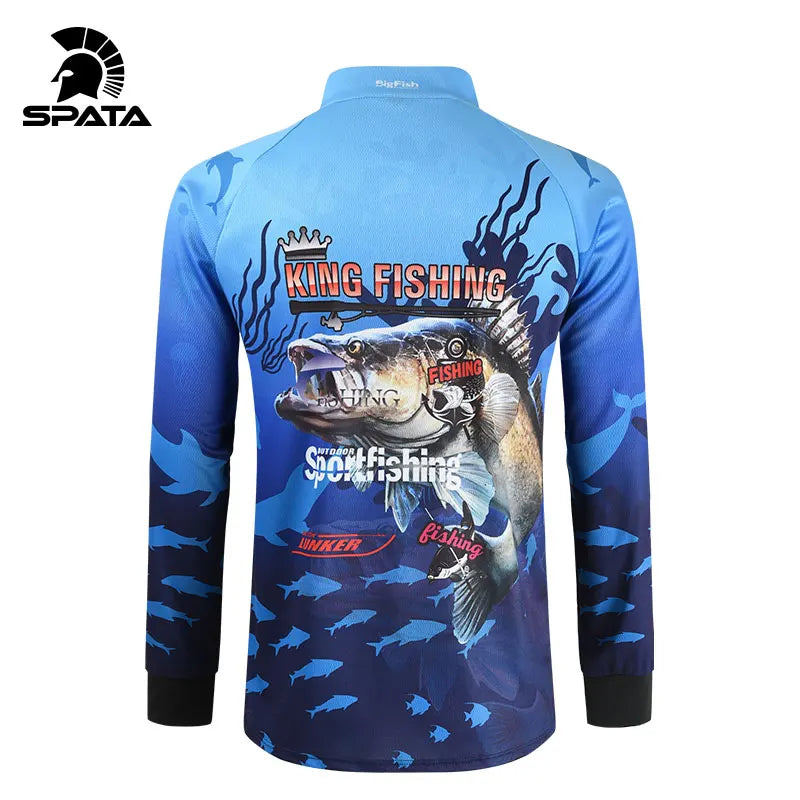 Fishing Shirts Anti-UV Breathable Moisture-Wicking Quick Dry Fishing Clothing