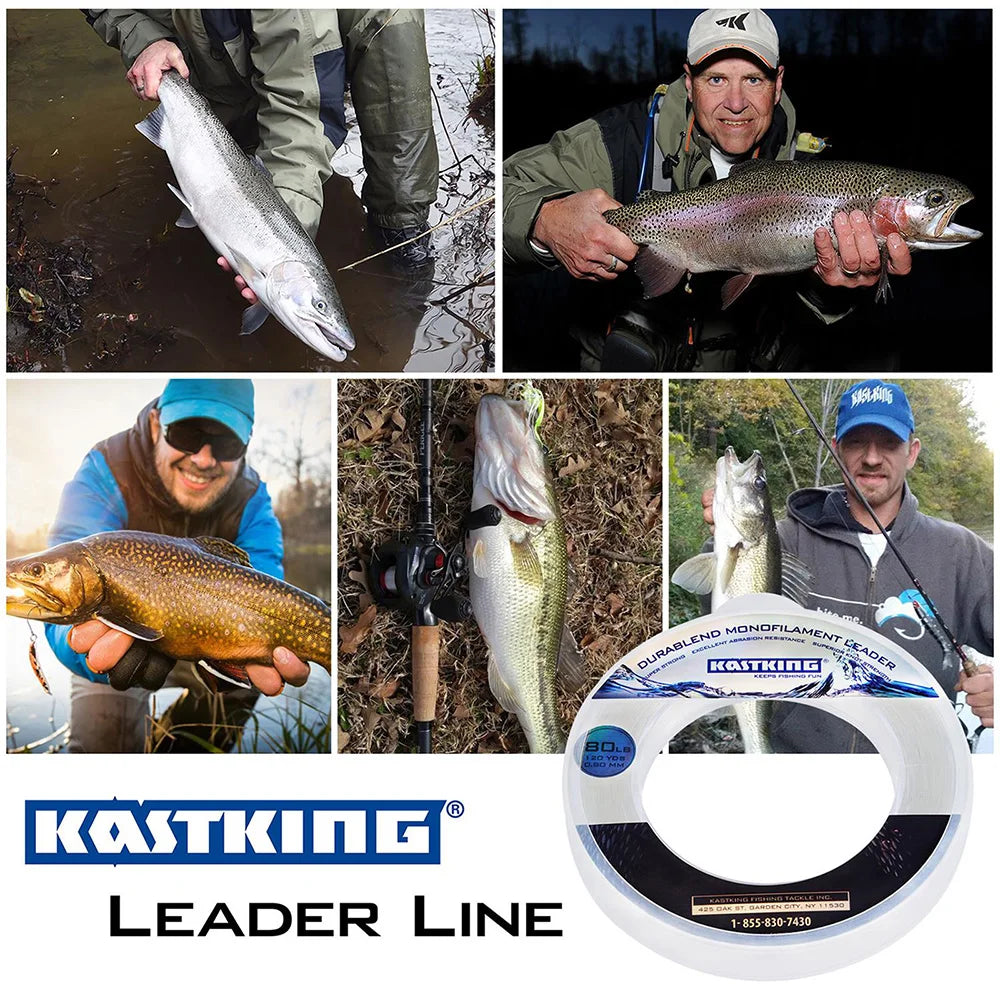 KastKing 20-200LB 110M 0.40-1.40mm Nylon Fishing Line Super Strong Smooth Monofilament Leader Line Boat Anti-bite For Fishing