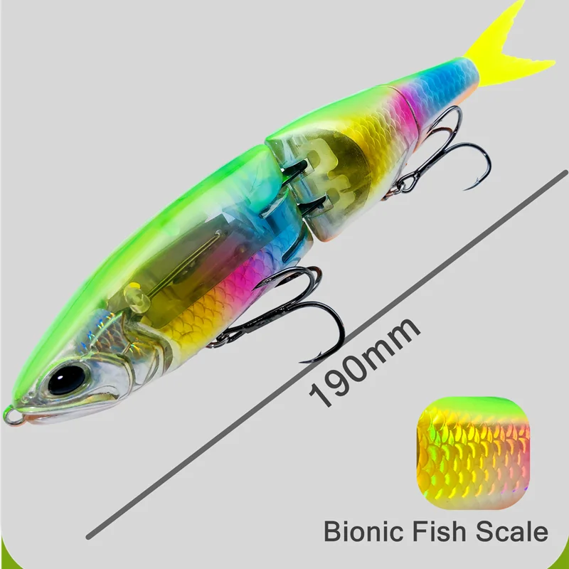 190mm Flash Blade Swimbaits - Premium Hard Body Fishing Lures for Bass & Pike