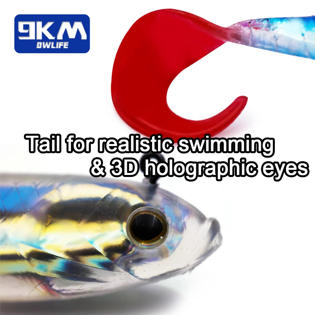 Paddle Tail Swimbaits (3pcs) - Soft Plastic Lead Head Bait