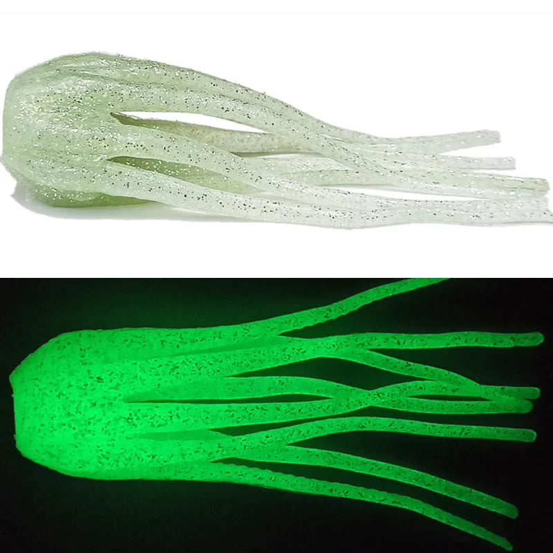 Octo Jig Lure 100g150g200g250g300g350g400g Copper Head Octopus Squid Skirt