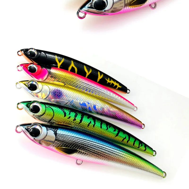 110mm 60g Sinking Pencil Lure | Big Game Hard Bait for GT & Tuna Fishing
