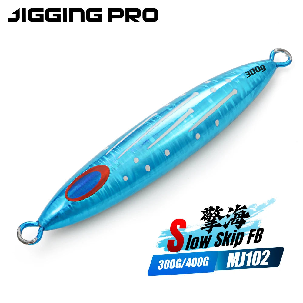 JIGGINGPRO 300g 400g Slow Jig Deep Sea Fishing Lure Metal Jig Saltwate – Brose Fishing Customs