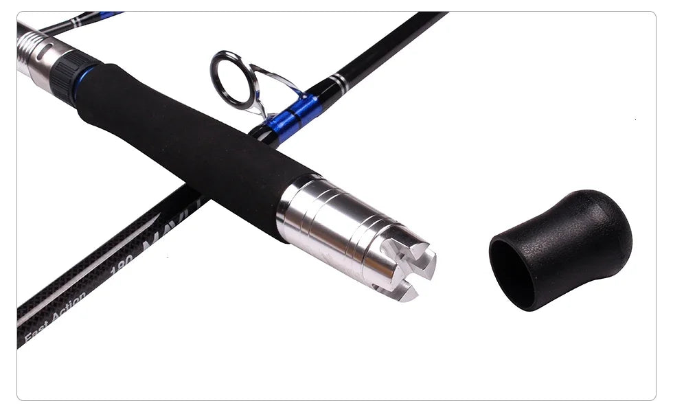 Mavllos Storm Tuna Fishing Jigging Rod MH 3 Section Carbon Tip 1.8M 2.1M Lure 70-250g 20-50LB Saltwater Fishing Spinning Rod