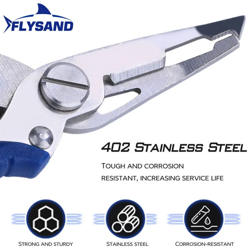 Split ring pliers with cutting action