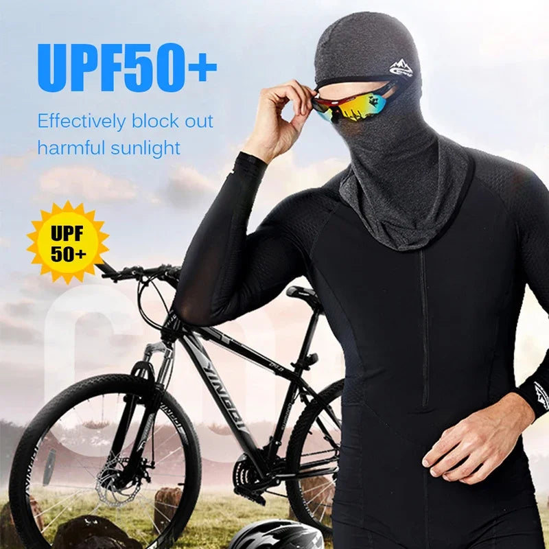 UPF50+ Cooling Headdwear Anti-sweat Breathable Face Cover