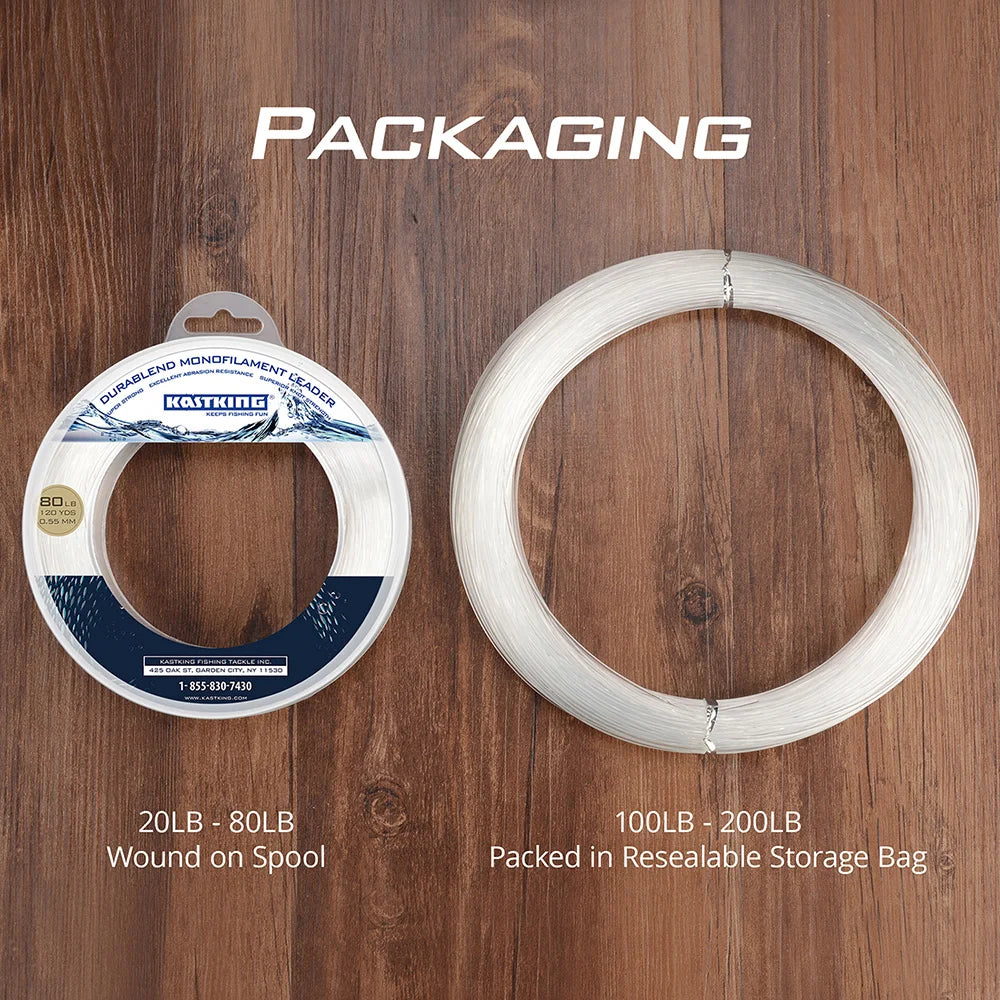 KastKing 20-200LB 110M 0.40-1.40mm Nylon Fishing Line Super Strong Smooth Monofilament Leader Line Boat Anti-bite For Fishing