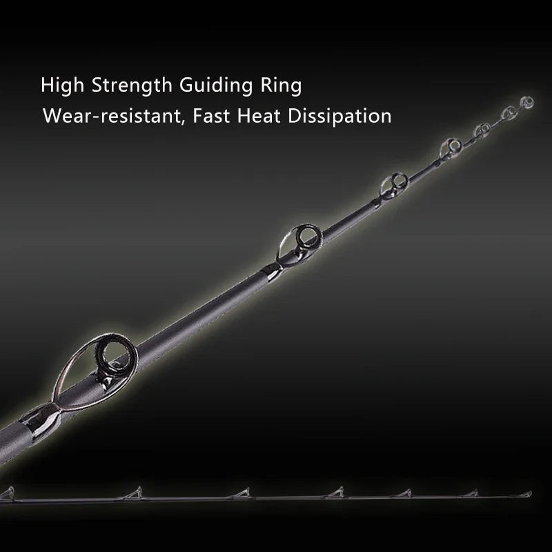 Mavllos RaptorII Carbon Jigging Rod, Lure 80-250g , Line 20-50LB Fast Saltwater Fishing Spinning Casting Rod