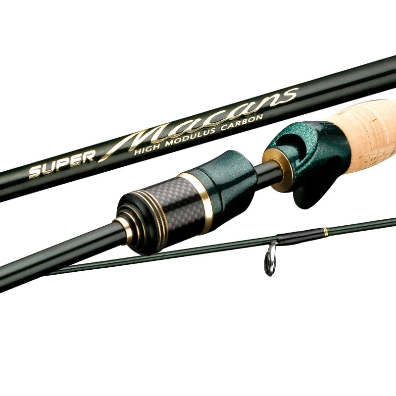 Spinning Casting Rod - 1.8m/2.1m/2.4m Carbon Fishing Rod for Travel