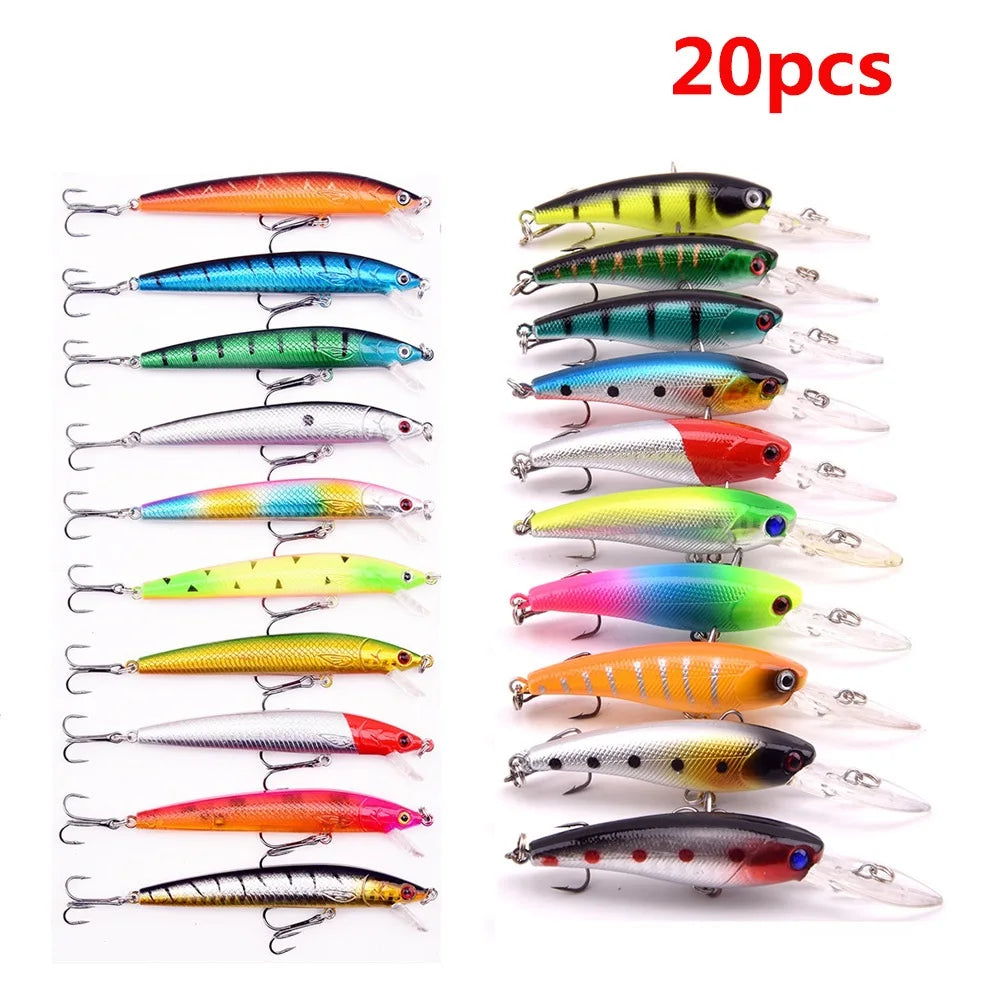 Hard Body Fishing Lure Set