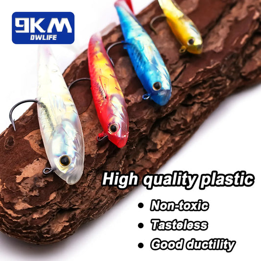 Paddle Tail Swimbaits (3pcs) - Soft Plastic Lead Head Bait