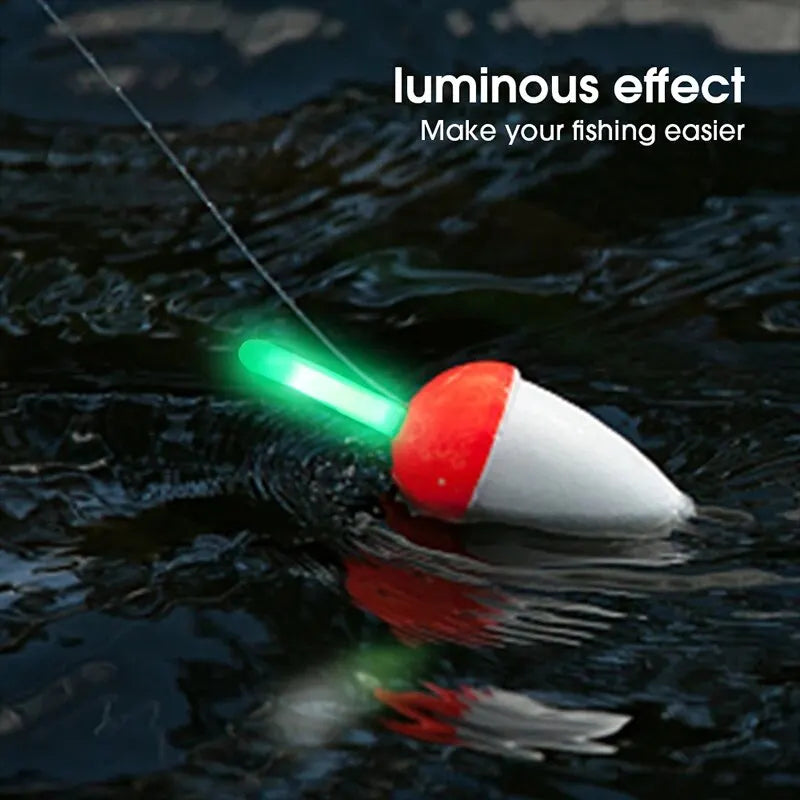 50PCS Fluorescent Lightstick Light 2.2-4.5mm Fishing Float Rod Lights Dark Glow Stick Useful Fishing Tackle Accessory